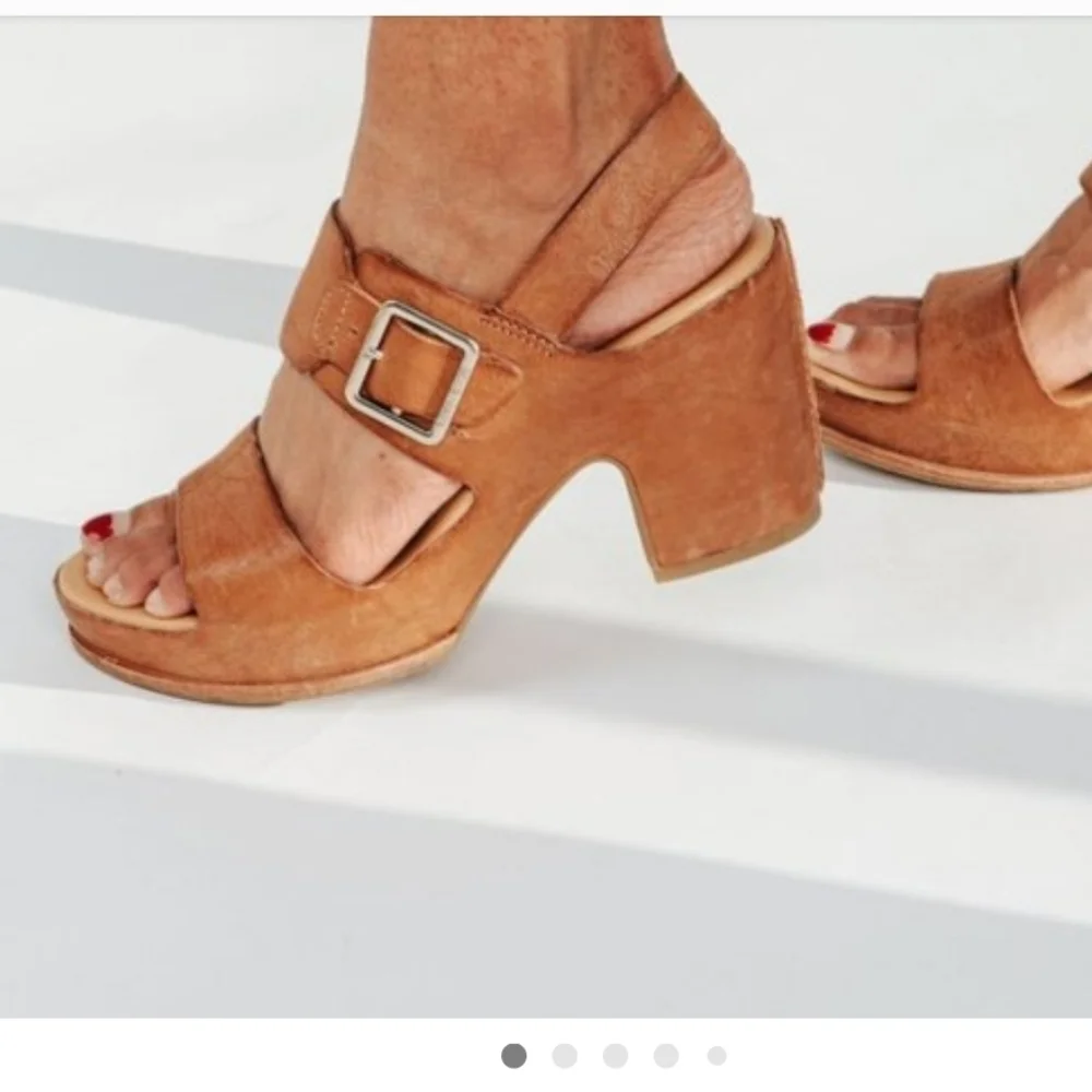 Kork-Ease San Carlos Tan Size 10 Leather Platform - Picture 8 of 9
